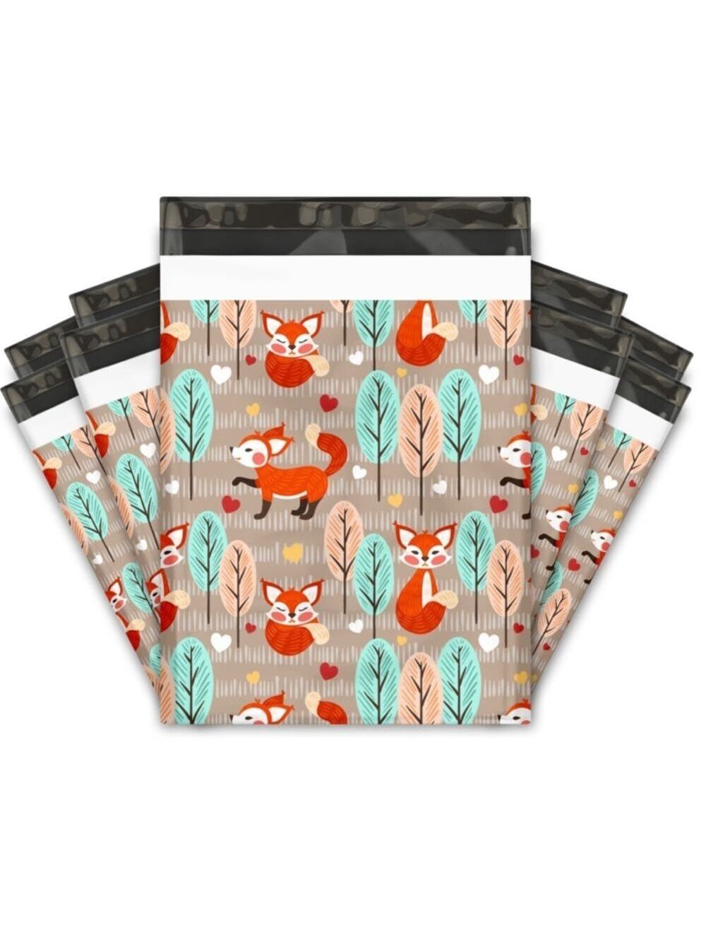 25 10X13 Poly Mailers Fox And Woods Shipping Envelopes PRICE IS FIRM Fall - Picture 12 of 13